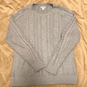 L.L. Bean 100% Cotton cable knit sweater!